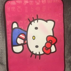 HELLO KITTY-ICON OF POP CULTURE.... Polyester (soft) WITH ZIPPER **LAPTOP CASE**